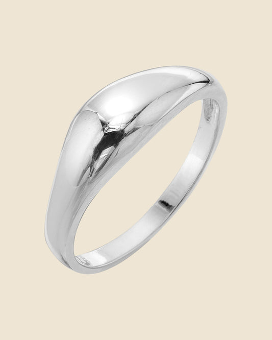 Simple Sterling Silver Dome Ring